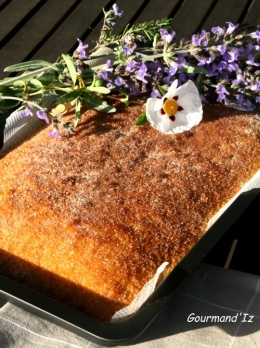 fougasse, fleur d'oranger