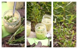 flan vapeur, flan petits pois, estragon