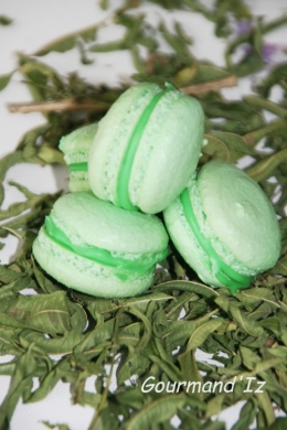 macarons verveine, verveine
