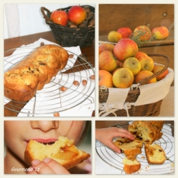 cake facile, cake aux pommes, gâteau aux pommes
