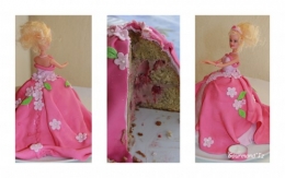 gâteau princesse, gâteau barbie, barbie cake