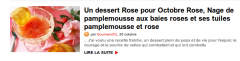 octobre rose,recette rose cancer du sein,salade de fruits,salade de pamplemousse,eau de rose