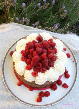 molly cake, chocolat, mousse chocolat, naked cake chocolat, framboises