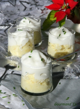 brandade, espuma, mousse de brandade, pommes de terre, fenouil