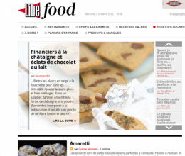 financiers à la châtaigne,recette de financier