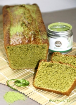 cake au matcha, thé matcha, cake au thé