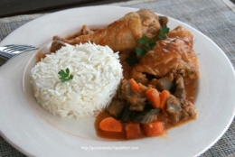 maffé poulet,poulet,afrique,arachide,cacahuètes