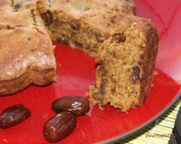 gateau aux dattes, recette de gateau aux dattes, dattes,