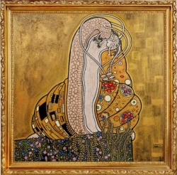 "Le Baiser " d'après Gustave Klimt