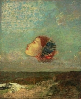 Odilon-Redon-Tete-flottant-dans-un-paysage.jpg