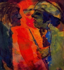 art,peinture,emil nolde,passion,découverte,voyage,partage,humain