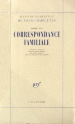 Correspondance familiale 1998 Prix de l'Académie