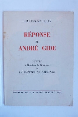 La courte "entente" entre Maurras et André Gide...