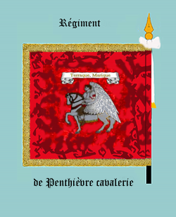 Le Penthièvre-dragons (Drapeau, revers)