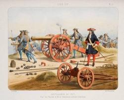 Apparition des régiments d'artillerie (II)...