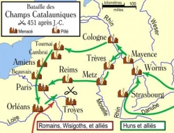La fin de la Gaule romaine (II) : Attila...