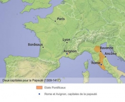 De 1309 à 1376 : la Papauté en Avignon...