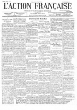 Samedi 21 mars 1908 : premier numéro du journal