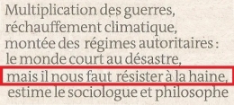 edgar morin,journal le monde