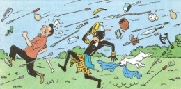 humour,bande dessinée,tintin,tintin au congo,hergé,emmanuel macron,réforme des retraites,discours de macron,élection présidentielle