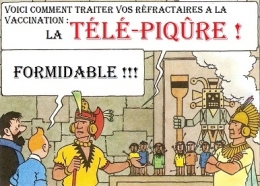 humour,bande dessinée,hergé,les aventures de tintin et milou,capitaine haddock,le temple du soleil,covid-19,pandémie,vaccination,antivax,passe sanitaire,passe vaccinal,emmanuel macron,olivier véran