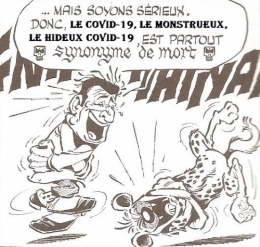savon de marseille,la parfumerie artisanale,didier raoult,chloro-clean,covid-19,pandémie,hydroxychloroquine,gotlib,bande dessinée,professeur burp,rubrique-à-brac