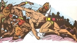 humour,bande dessinée,gotlib,tarzan,rubrique-à-brac,edgar rice burroughs,burne hogarth