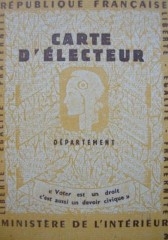 carte d'électeur,carte électorale
