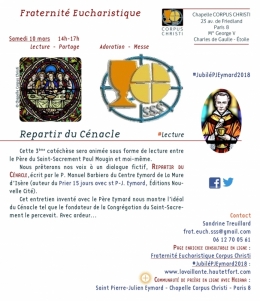 #jubilépjeymard2018,chapellecorpuschristiparis8,manuel barbiero,eucharistie,adoration eucharistique,adoration,la france,st pierre-julien eymard,foi,christianisme,transmission,sacré cœur,Écologie humaine,vulnérabilité