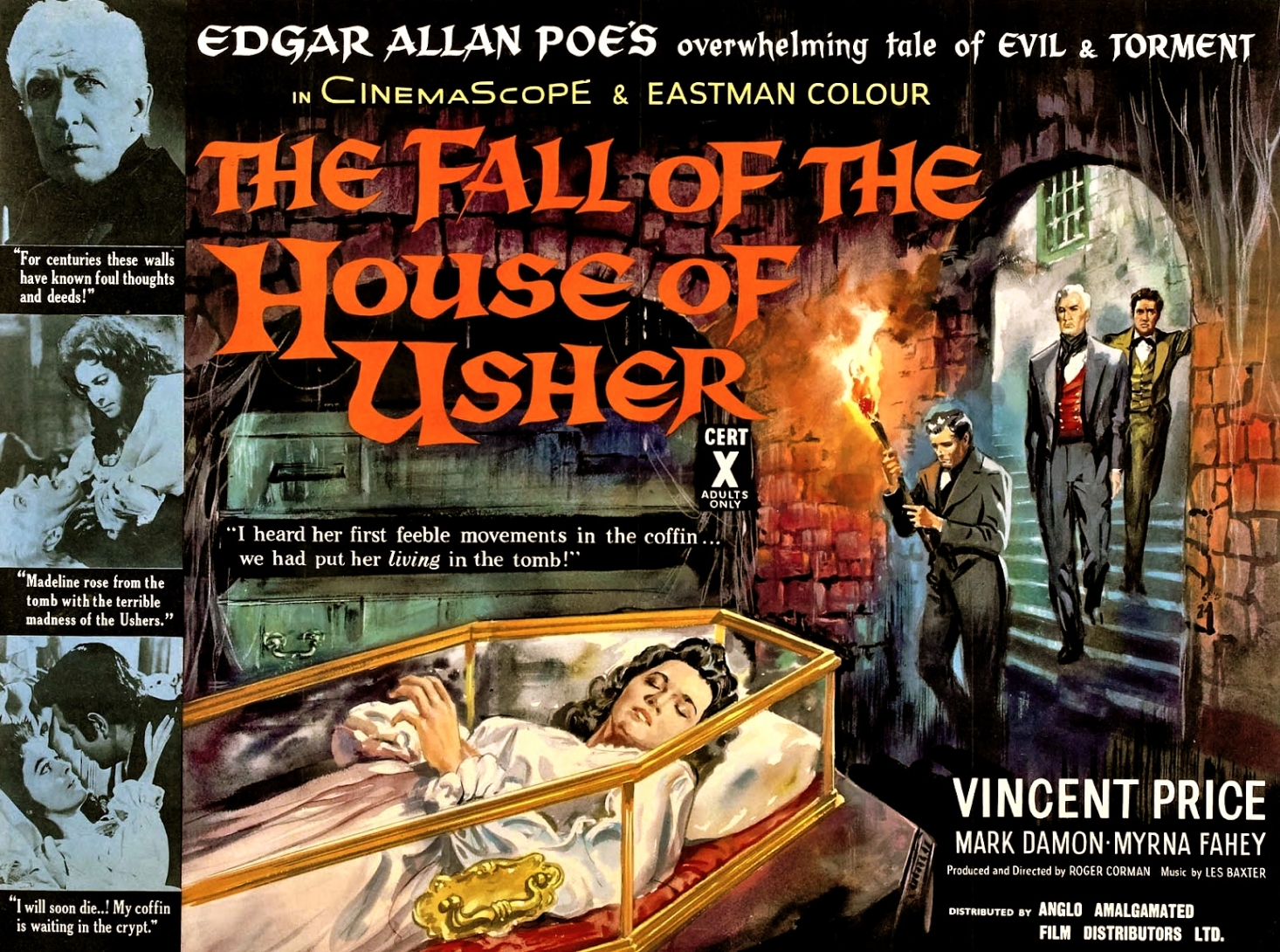 La chute de la maison Usher (1960) - Le film était presque parfait