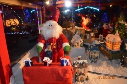 noel,ferme illuminée