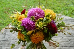 hemerocalles,sentier des cygnes,albizias,bouquet dahlias 081.JPG
