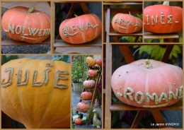 2015-10-16 marché Issigeac,decos citrouilles,jardin automne,compo dahlias.jpg