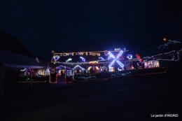 noel,ferme illuminée