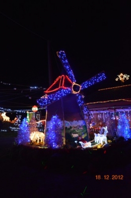 Noel,ferme illuminée