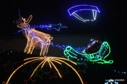 noel,ferme illuminée