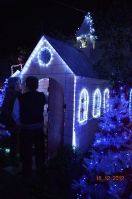 Noel,ferme illuminée