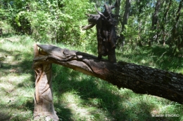 manthe religieuse,Lalinde marché,Land art au Colombier 099.JPG