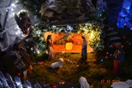 noel,ferme illuminée