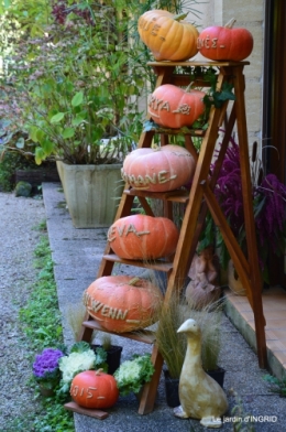 marché Issigeac,decos citrouilles,jardin automne,compo dahlias 118.JPG