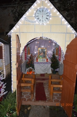 noel,ferme illuminée