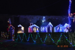 Noel,ferme illuminée