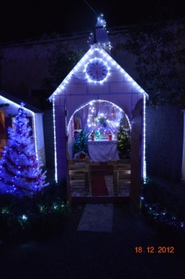 Noel,ferme illuminée