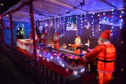 noel,ferme illuminée