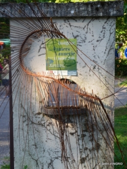 Issigeac paniers,visite Brigitte Mathis,jardin 001.JPG