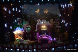 noel,ferme illuminée
