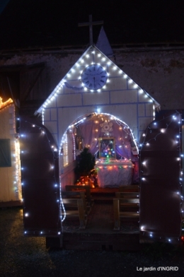 noel,ferme illuminée