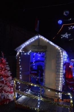noel,ferme illuminée