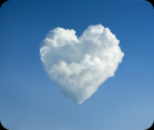 Un coeur dans les nuages