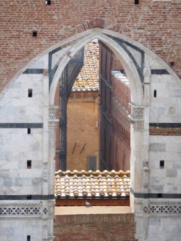toscane, mur, siena